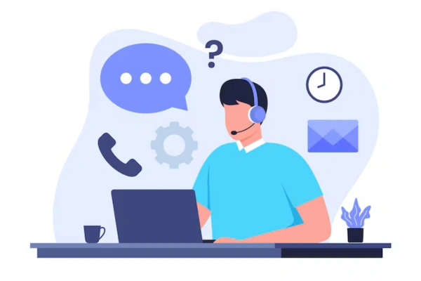 Contact us illustration